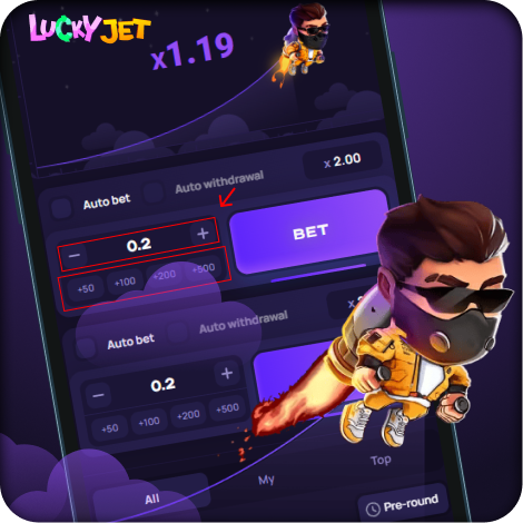 1win lucky jet how to play